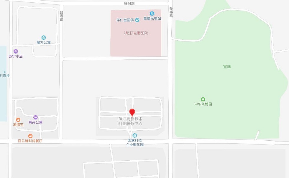 镇江新爱示精密机械有限公司周辺の地図